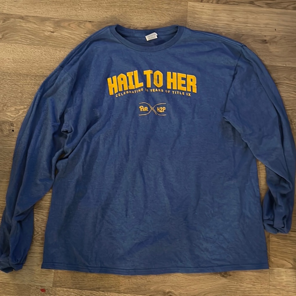 Pitt hail to her